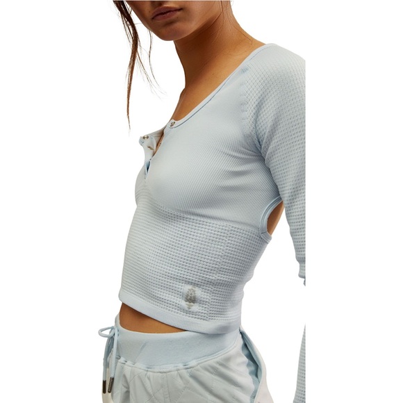 Free People FP Movement Bail Out Long Sleeve- Arctic Snow- XS/S - Picture 5 of 11